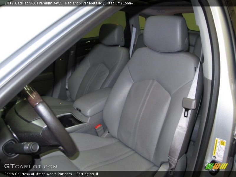 Radiant Silver Metallic / Titanium/Ebony 2012 Cadillac SRX Premium AWD