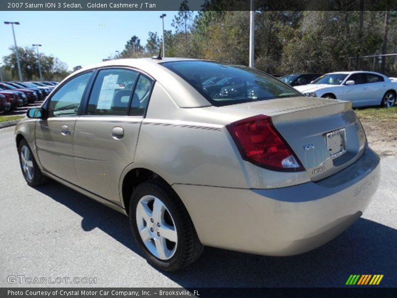 Golden Cashmere / Tan 2007 Saturn ION 3 Sedan