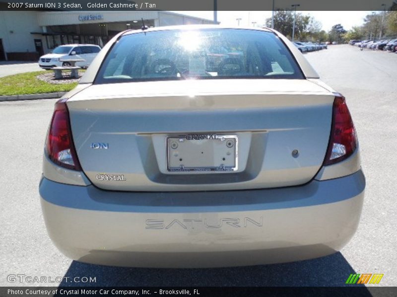 Golden Cashmere / Tan 2007 Saturn ION 3 Sedan