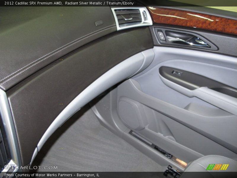 Radiant Silver Metallic / Titanium/Ebony 2012 Cadillac SRX Premium AWD