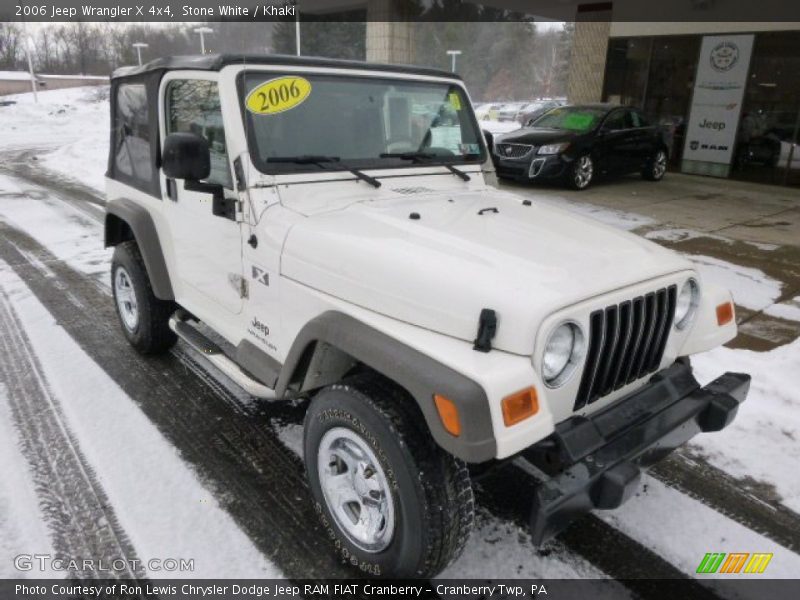 Stone White / Khaki 2006 Jeep Wrangler X 4x4