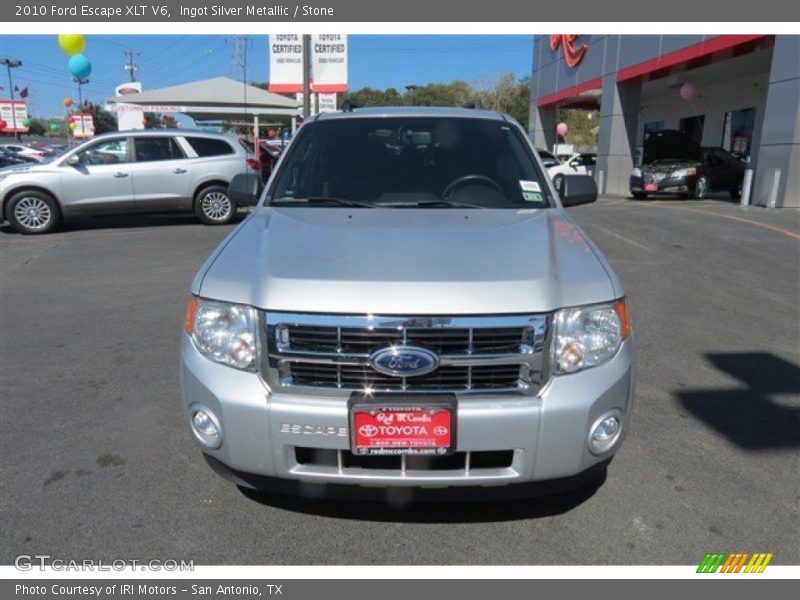 Ingot Silver Metallic / Stone 2010 Ford Escape XLT V6