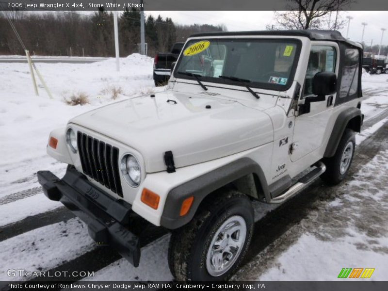 Stone White / Khaki 2006 Jeep Wrangler X 4x4