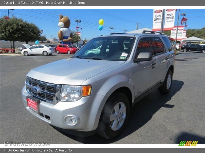 Ingot Silver Metallic / Stone 2010 Ford Escape XLT V6