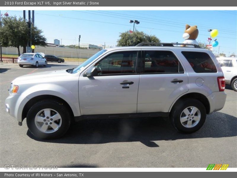 Ingot Silver Metallic / Stone 2010 Ford Escape XLT V6