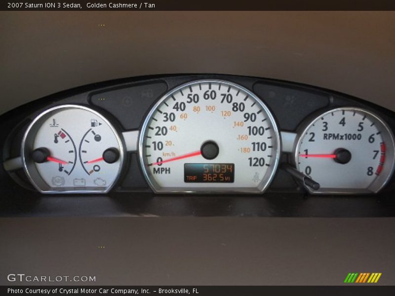 Golden Cashmere / Tan 2007 Saturn ION 3 Sedan