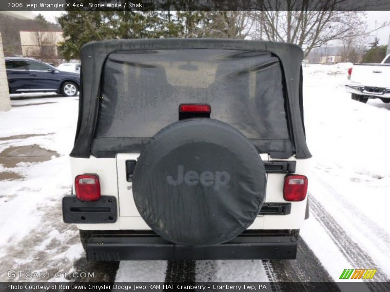 Stone White / Khaki 2006 Jeep Wrangler X 4x4