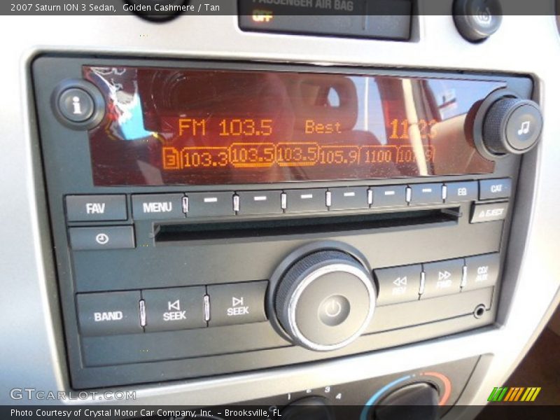 Golden Cashmere / Tan 2007 Saturn ION 3 Sedan