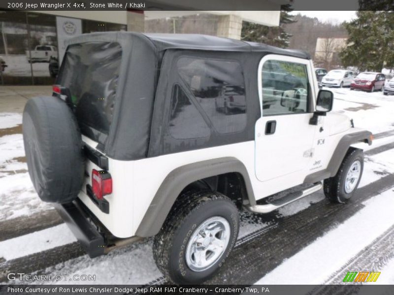Stone White / Khaki 2006 Jeep Wrangler X 4x4