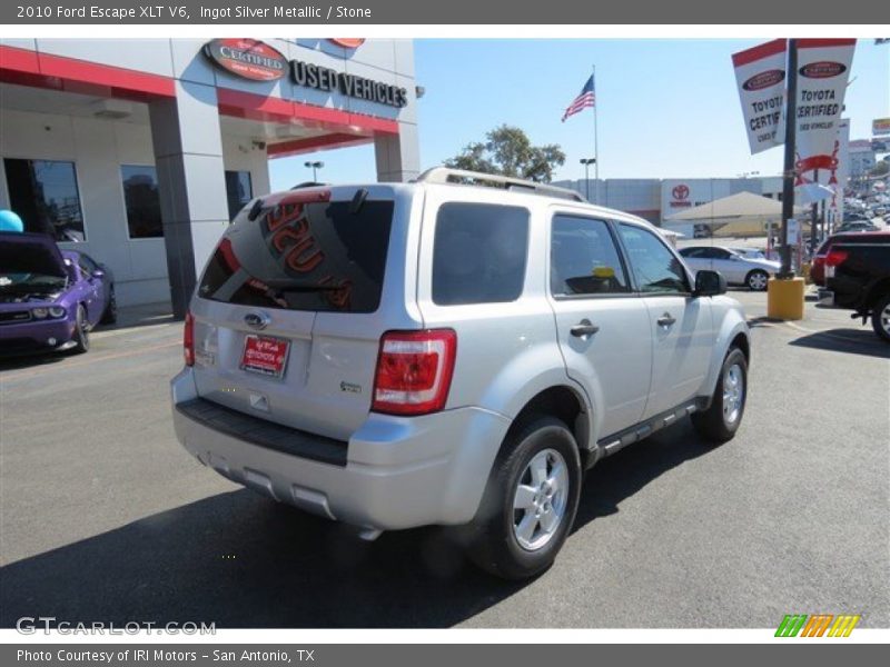 Ingot Silver Metallic / Stone 2010 Ford Escape XLT V6