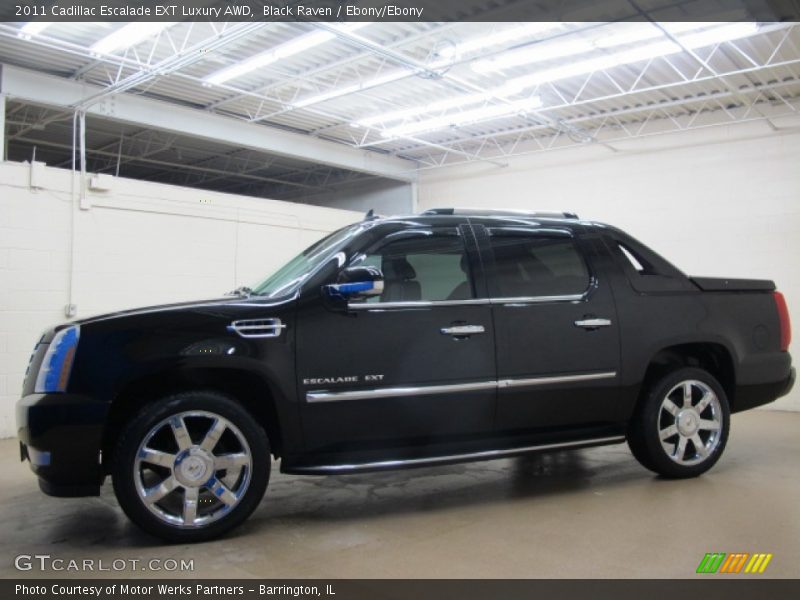 Black Raven / Ebony/Ebony 2011 Cadillac Escalade EXT Luxury AWD