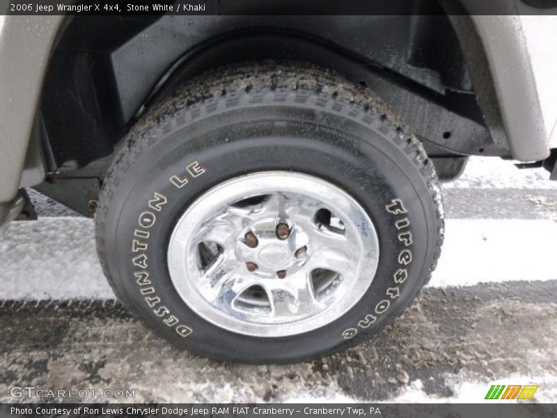 Stone White / Khaki 2006 Jeep Wrangler X 4x4