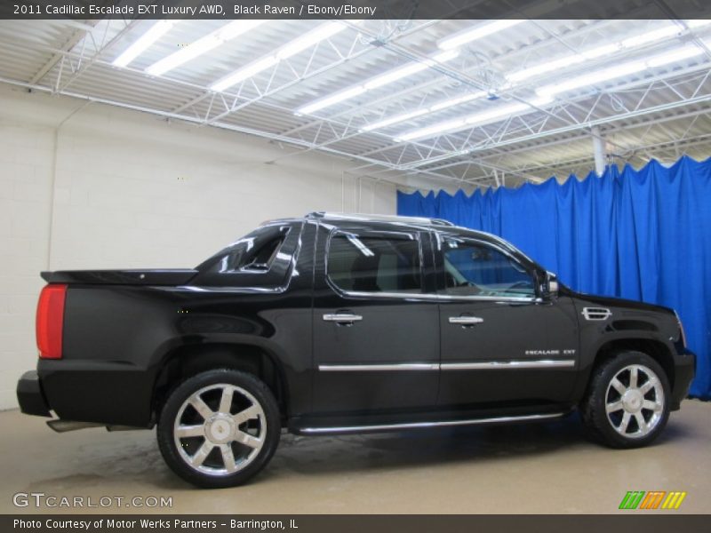 Black Raven / Ebony/Ebony 2011 Cadillac Escalade EXT Luxury AWD