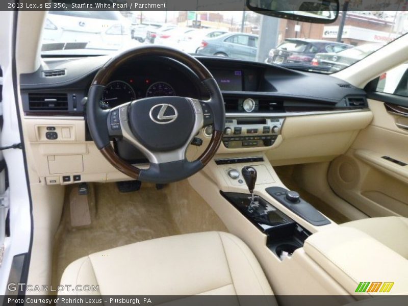 Starfire White Pearl / Parchment 2013 Lexus ES 350