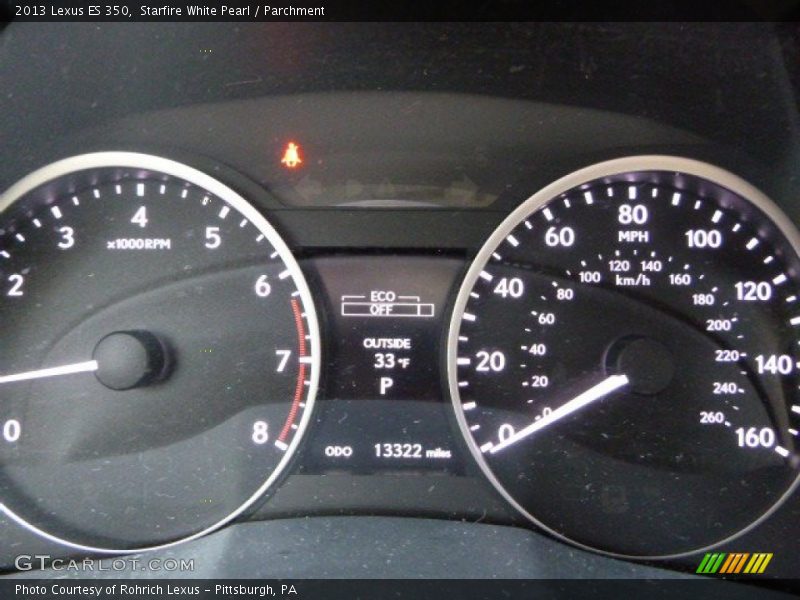 Starfire White Pearl / Parchment 2013 Lexus ES 350
