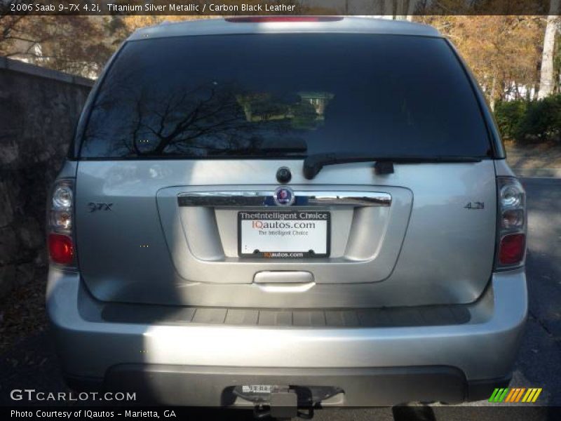 Titanium Silver Metallic / Carbon Black Leather 2006 Saab 9-7X 4.2i