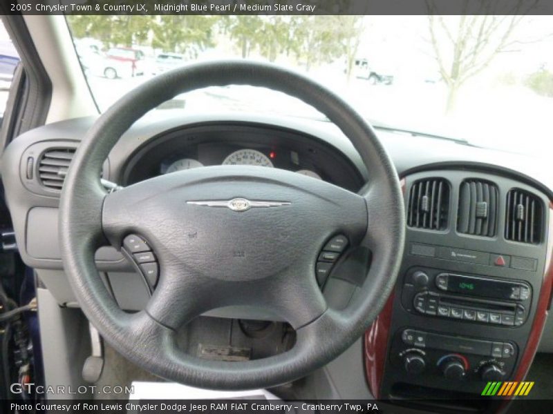 Midnight Blue Pearl / Medium Slate Gray 2005 Chrysler Town & Country LX