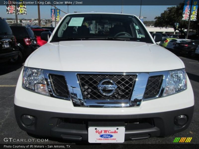 Glacier White / Steel 2013 Nissan Frontier S King Cab