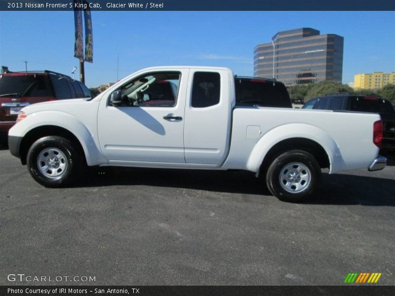 Glacier White / Steel 2013 Nissan Frontier S King Cab