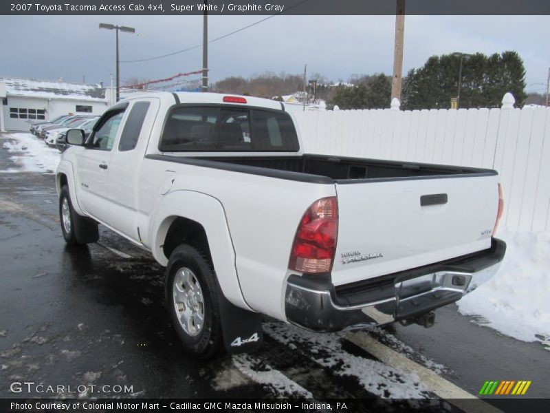 Super White / Graphite Gray 2007 Toyota Tacoma Access Cab 4x4
