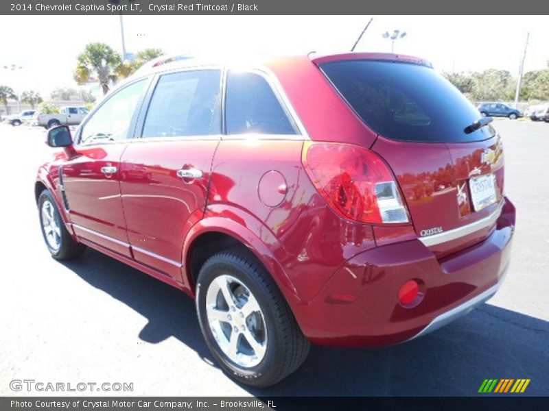 Crystal Red Tintcoat / Black 2014 Chevrolet Captiva Sport LT