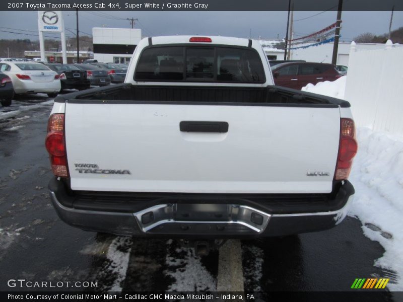 Super White / Graphite Gray 2007 Toyota Tacoma Access Cab 4x4