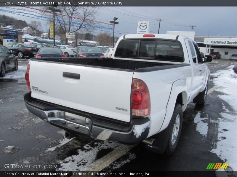 Super White / Graphite Gray 2007 Toyota Tacoma Access Cab 4x4