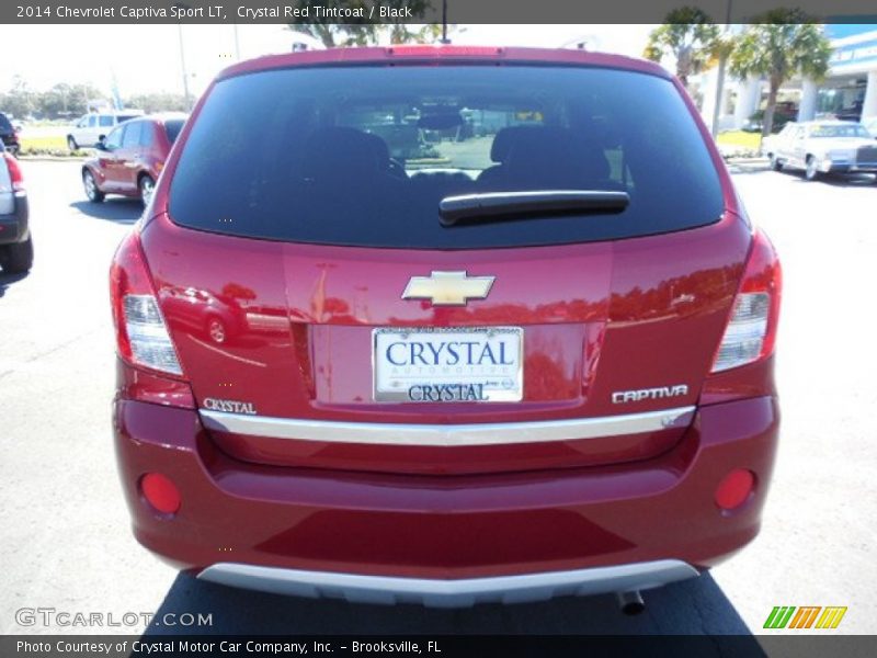 Crystal Red Tintcoat / Black 2014 Chevrolet Captiva Sport LT