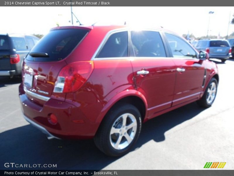 Crystal Red Tintcoat / Black 2014 Chevrolet Captiva Sport LT