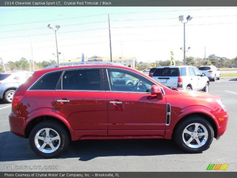 Crystal Red Tintcoat / Black 2014 Chevrolet Captiva Sport LT