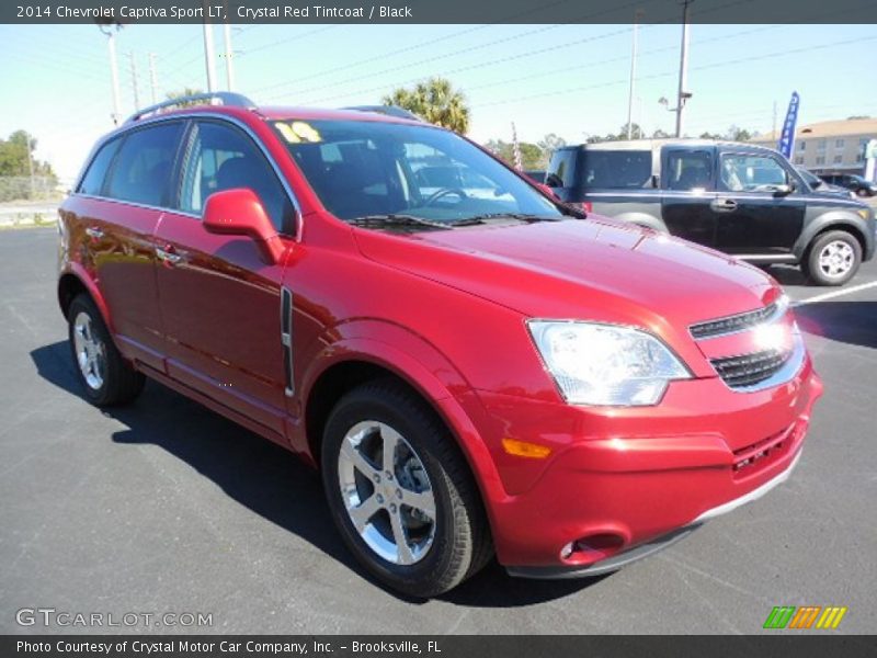 Crystal Red Tintcoat / Black 2014 Chevrolet Captiva Sport LT