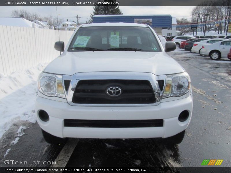 Super White / Graphite Gray 2007 Toyota Tacoma Access Cab 4x4