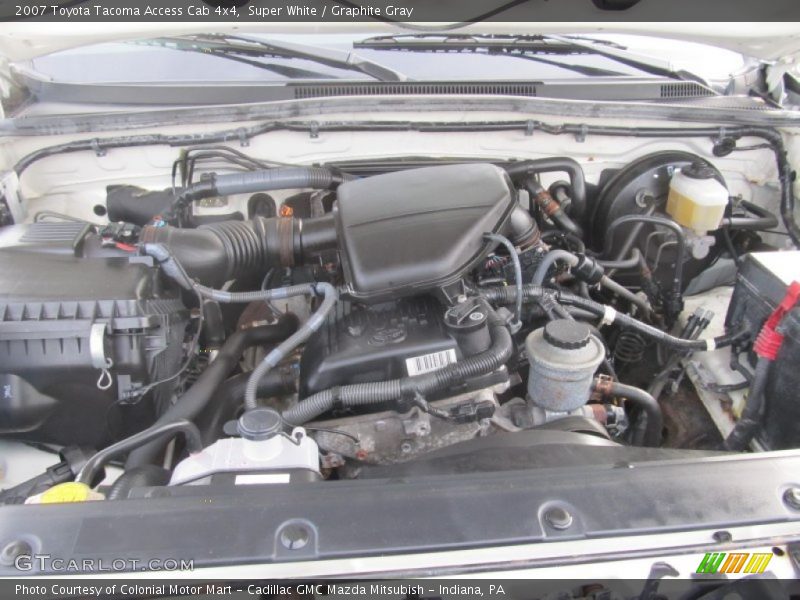 Super White / Graphite Gray 2007 Toyota Tacoma Access Cab 4x4