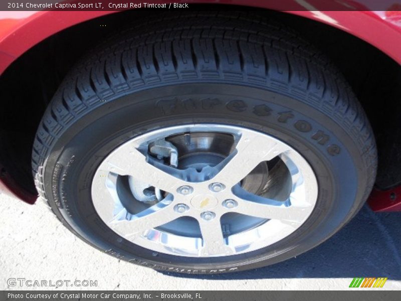Crystal Red Tintcoat / Black 2014 Chevrolet Captiva Sport LT