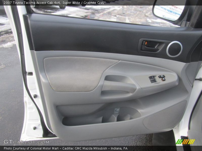Super White / Graphite Gray 2007 Toyota Tacoma Access Cab 4x4