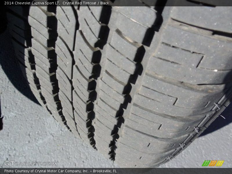 Crystal Red Tintcoat / Black 2014 Chevrolet Captiva Sport LT