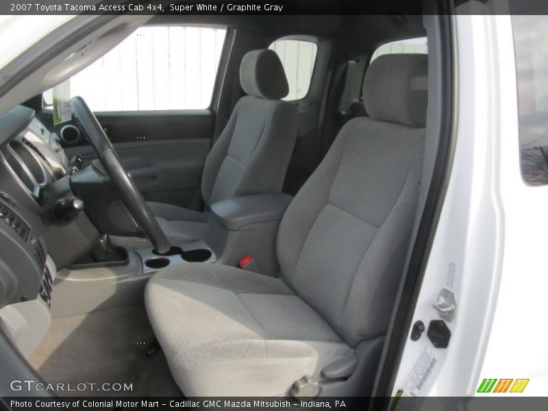 Super White / Graphite Gray 2007 Toyota Tacoma Access Cab 4x4