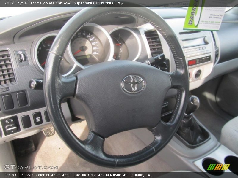 Super White / Graphite Gray 2007 Toyota Tacoma Access Cab 4x4