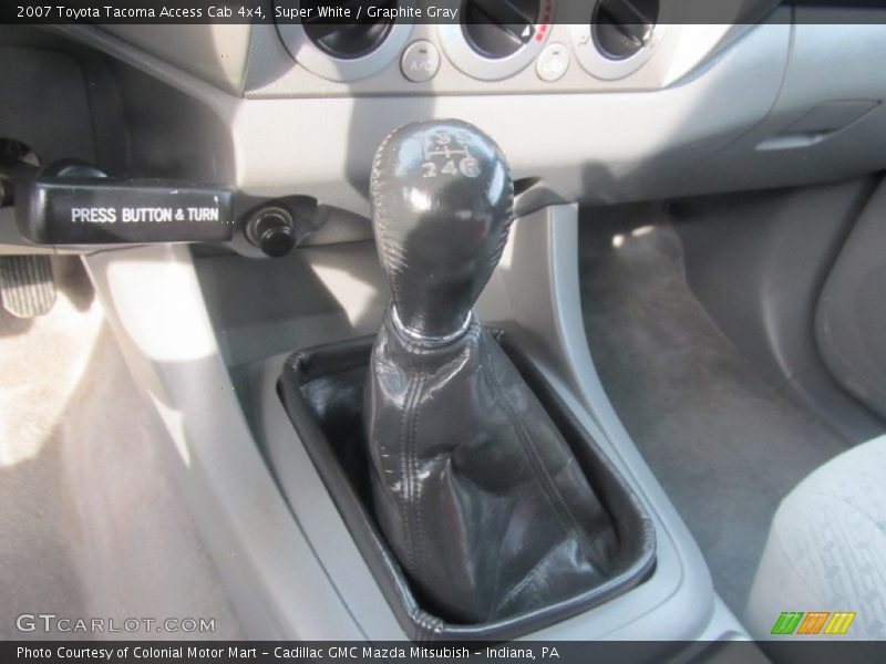 Super White / Graphite Gray 2007 Toyota Tacoma Access Cab 4x4