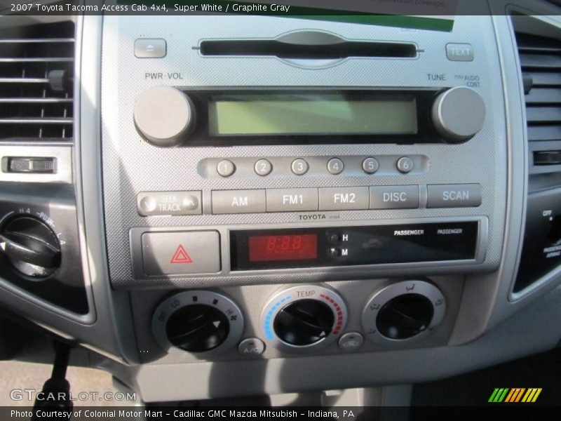 Super White / Graphite Gray 2007 Toyota Tacoma Access Cab 4x4