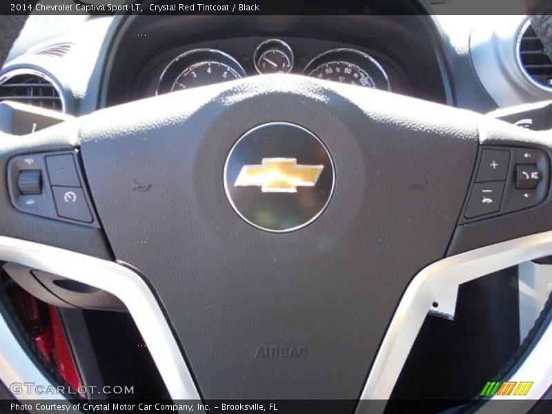 Crystal Red Tintcoat / Black 2014 Chevrolet Captiva Sport LT