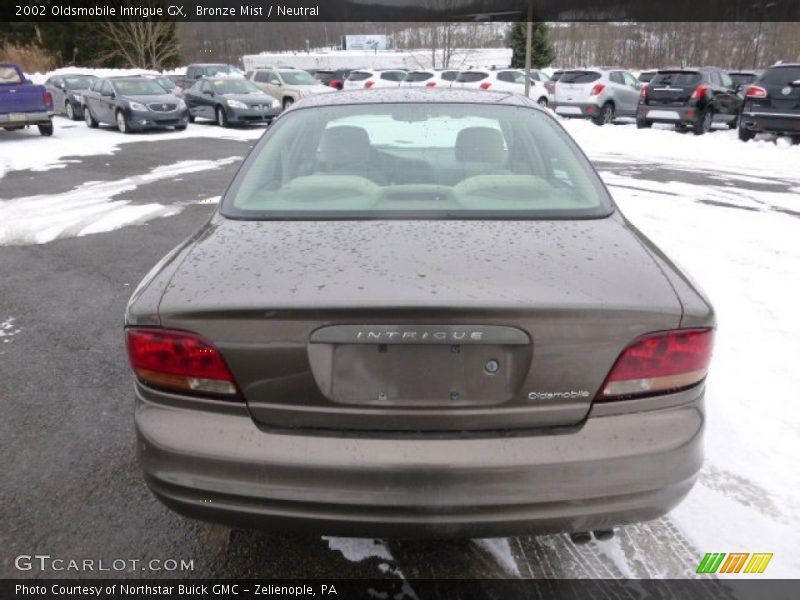 Bronze Mist / Neutral 2002 Oldsmobile Intrigue GX
