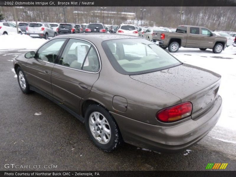 Bronze Mist / Neutral 2002 Oldsmobile Intrigue GX