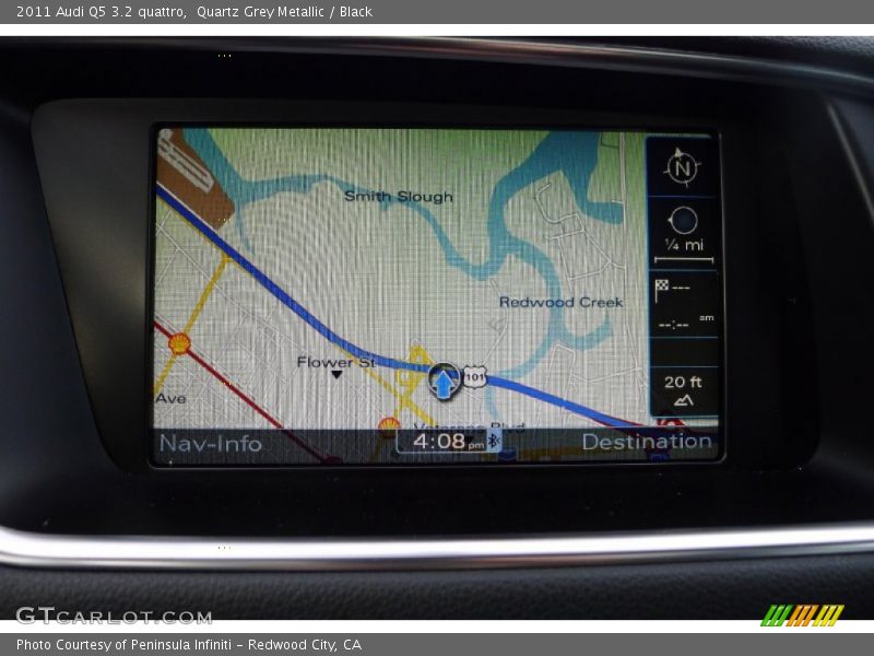 Quartz Grey Metallic / Black 2011 Audi Q5 3.2 quattro