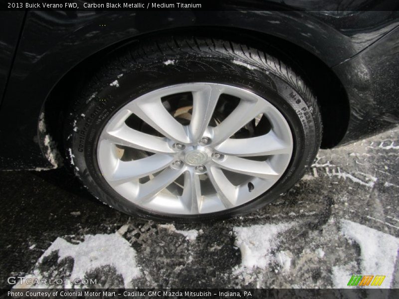 Carbon Black Metallic / Medium Titanium 2013 Buick Verano FWD