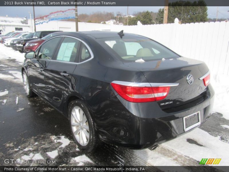 Carbon Black Metallic / Medium Titanium 2013 Buick Verano FWD