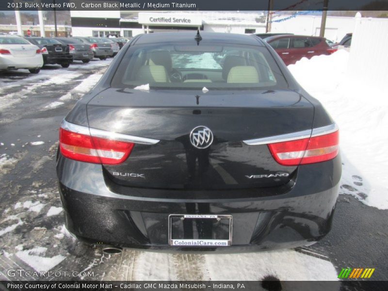 Carbon Black Metallic / Medium Titanium 2013 Buick Verano FWD