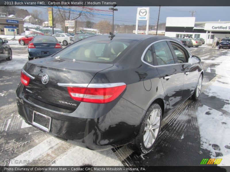 Carbon Black Metallic / Medium Titanium 2013 Buick Verano FWD