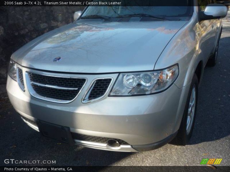 Titanium Silver Metallic / Carbon Black Leather 2006 Saab 9-7X 4.2i