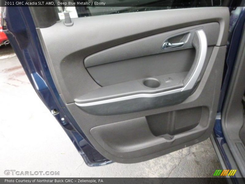 Deep Blue Metallic / Ebony 2011 GMC Acadia SLT AWD